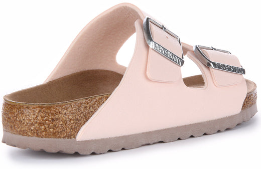 Sandalias Birkenstock Arizona | Birkibuc rosa - Apto para veganos para mujer