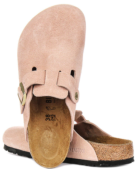Birkenstock Boston Klompen | Roze Birko-Flor voor Heren en Dames