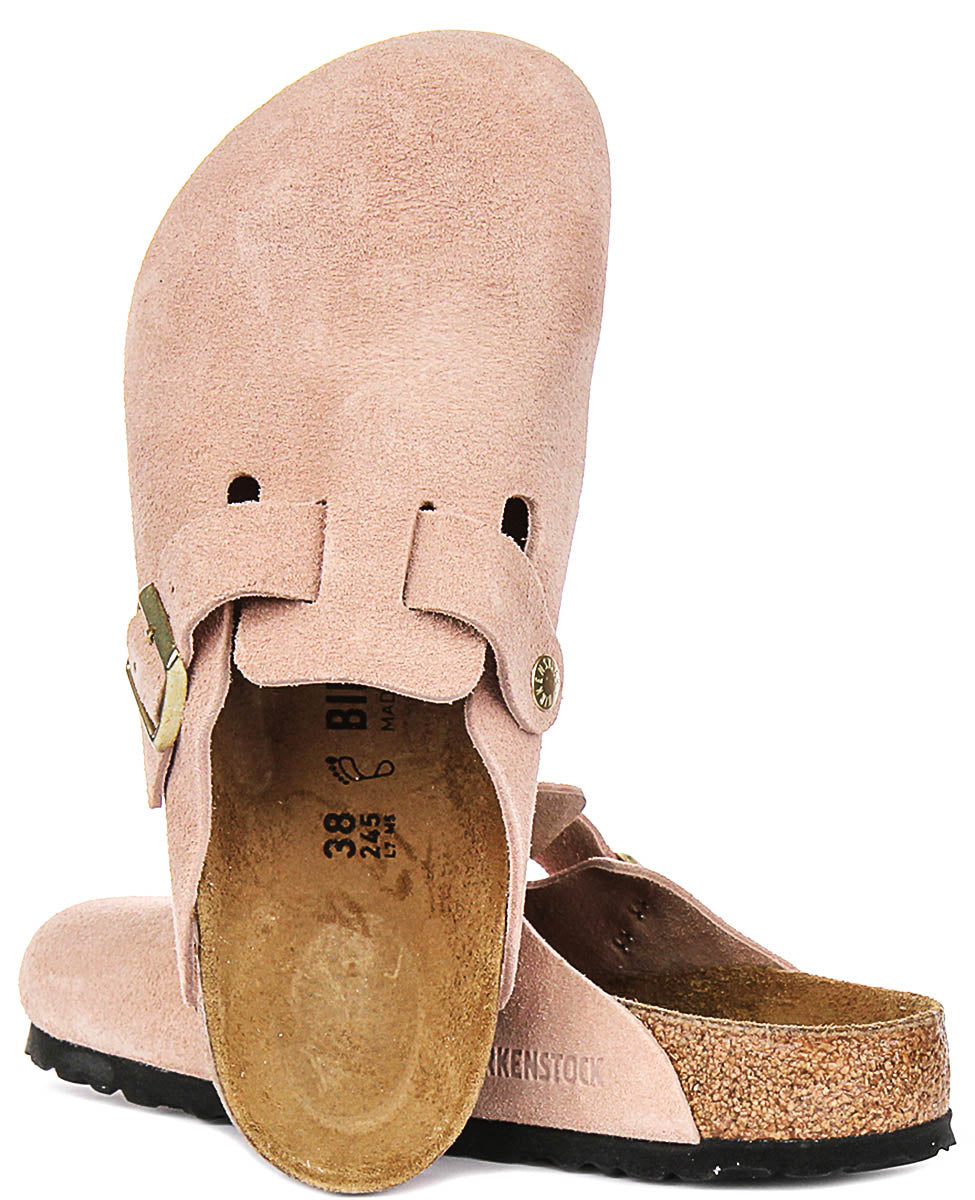 Birkenstock Boston Klompen | Roze Birko-Flor voor Heren en Dames