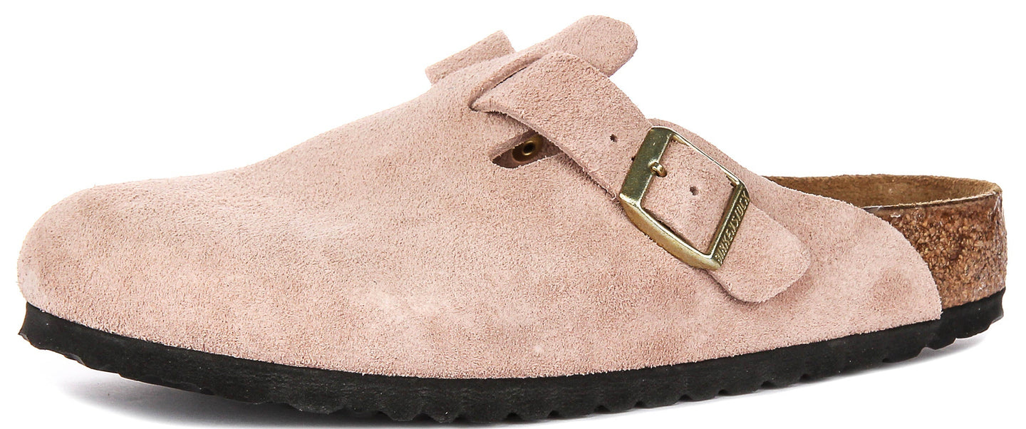 Birkenstock Boston Klompen | Roze Birko-Flor voor Heren en Dames