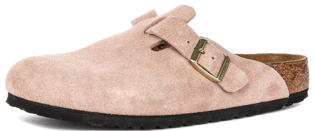 Birkenstock Boston Klompen | Roze Birko-Flor voor Heren en Dames