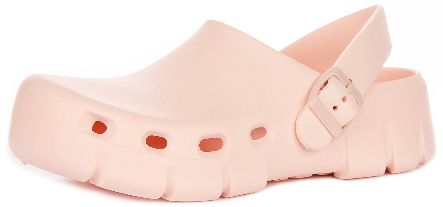 Zuecos Birkenstock Birki Flow | EVA rosa para mujeres - ajuste regular