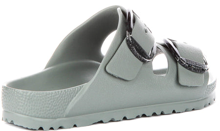 Birkenstock Arizona Sandalen | Saliegroen EVA - Grote Gesp voor Dames - Smalle Pasvorm
