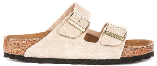Birkenstock Arizona Sandalen | Zandkleurig Birko-Flor voor Vrouwen - Normale Pasvorm