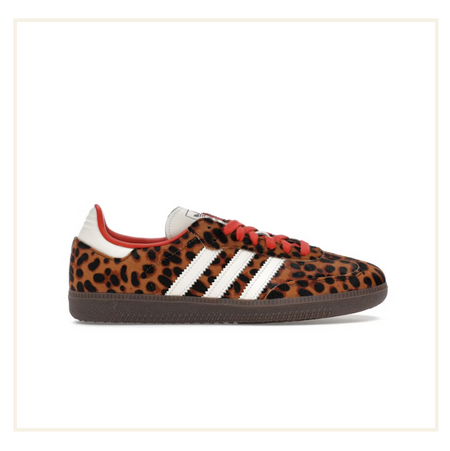 adidas Samba OG Rojo Pre-loved Leopardo