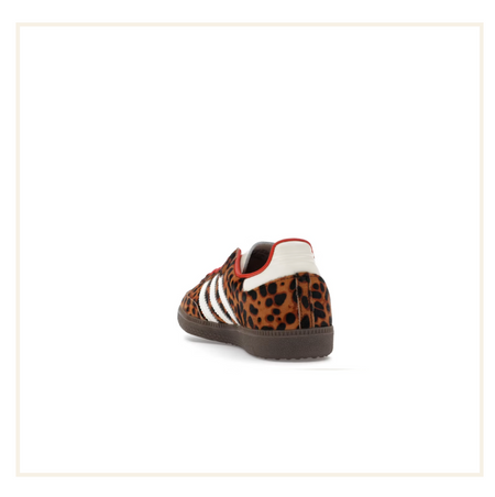 adidas Samba OG Rojo Pre-loved Leopardo