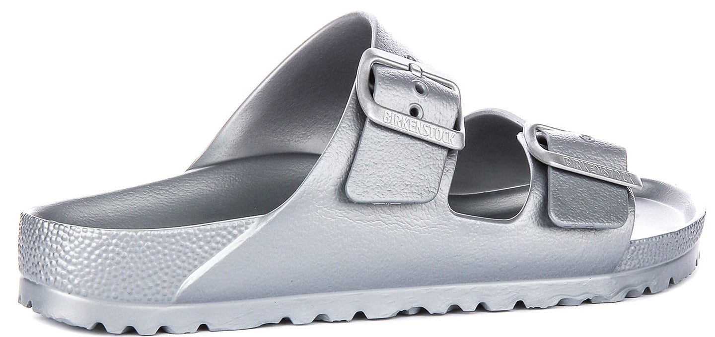 Sandalias Birkenstock Arizona | EVA plateado para hombres y mujeres - Ajuste estrecho