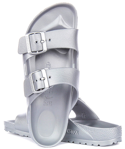 Sandalias Birkenstock Arizona | EVA plateado para hombres y mujeres - Ajuste estrecho