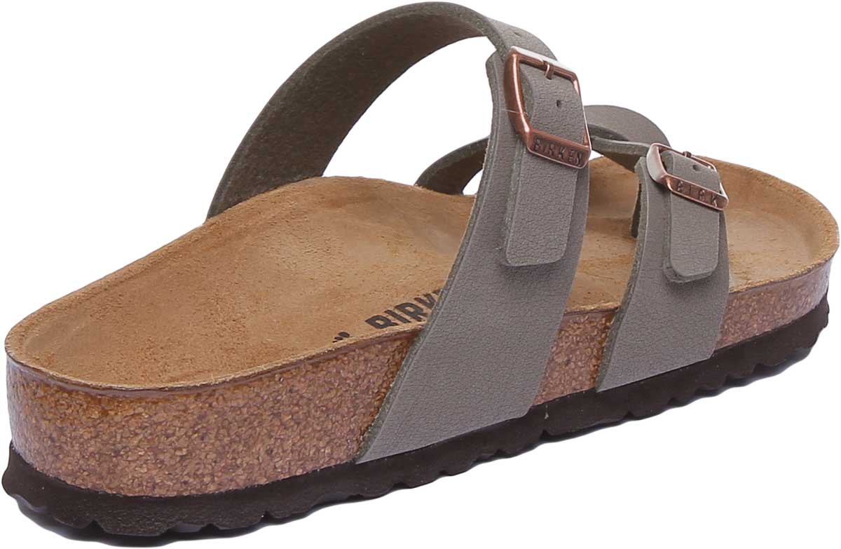 Birkenstock Mayari Sandalen | Steen Birko-Flor - Metallic Afwerking voor Dames