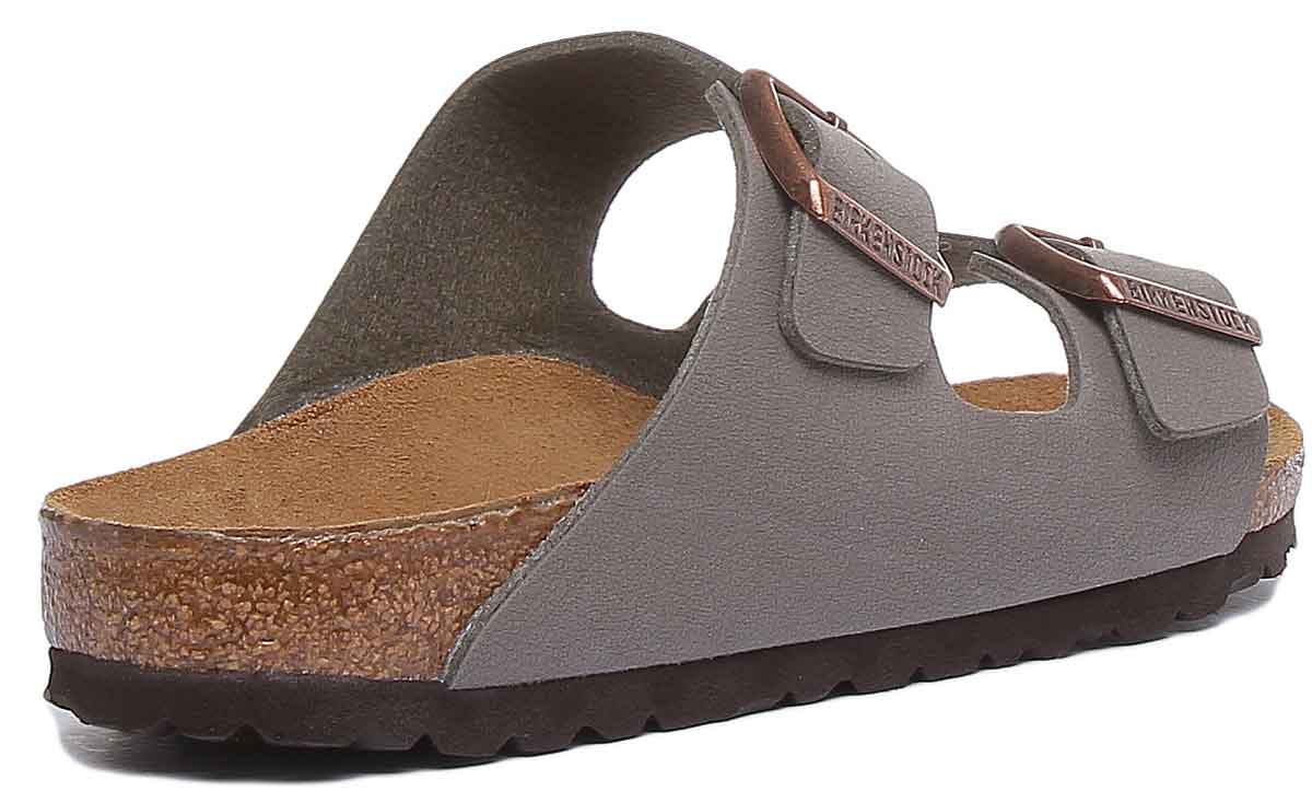 Birkenstock Arizona Sandalen | Stone Birko-Flor voor dames