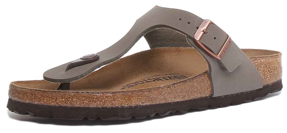 Birkenstock Gizeh Sandalen | Steen Birko-Flor voor Dames