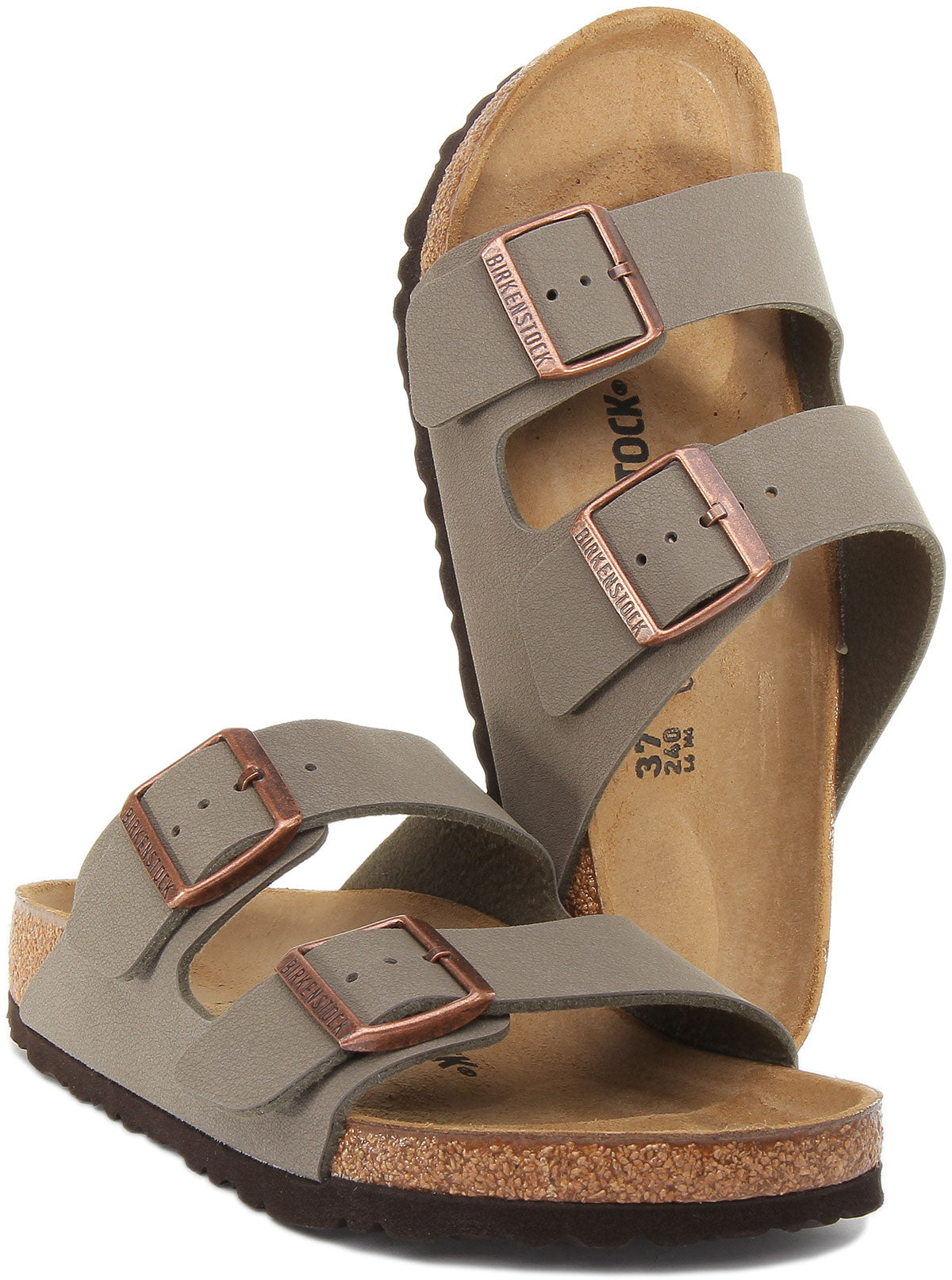 Sandalias Birkenstock Arizona | Birko-Flor piedra para mujer