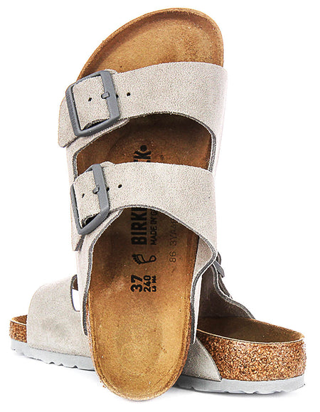 Sandalias Birkenstock Arizona | Birko-Flor piedra para mujeres - Ajuste regular
