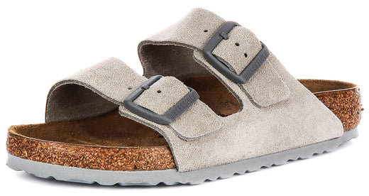 Sandalias Birkenstock Arizona | Birko-Flor piedra para mujeres - Ajuste regular