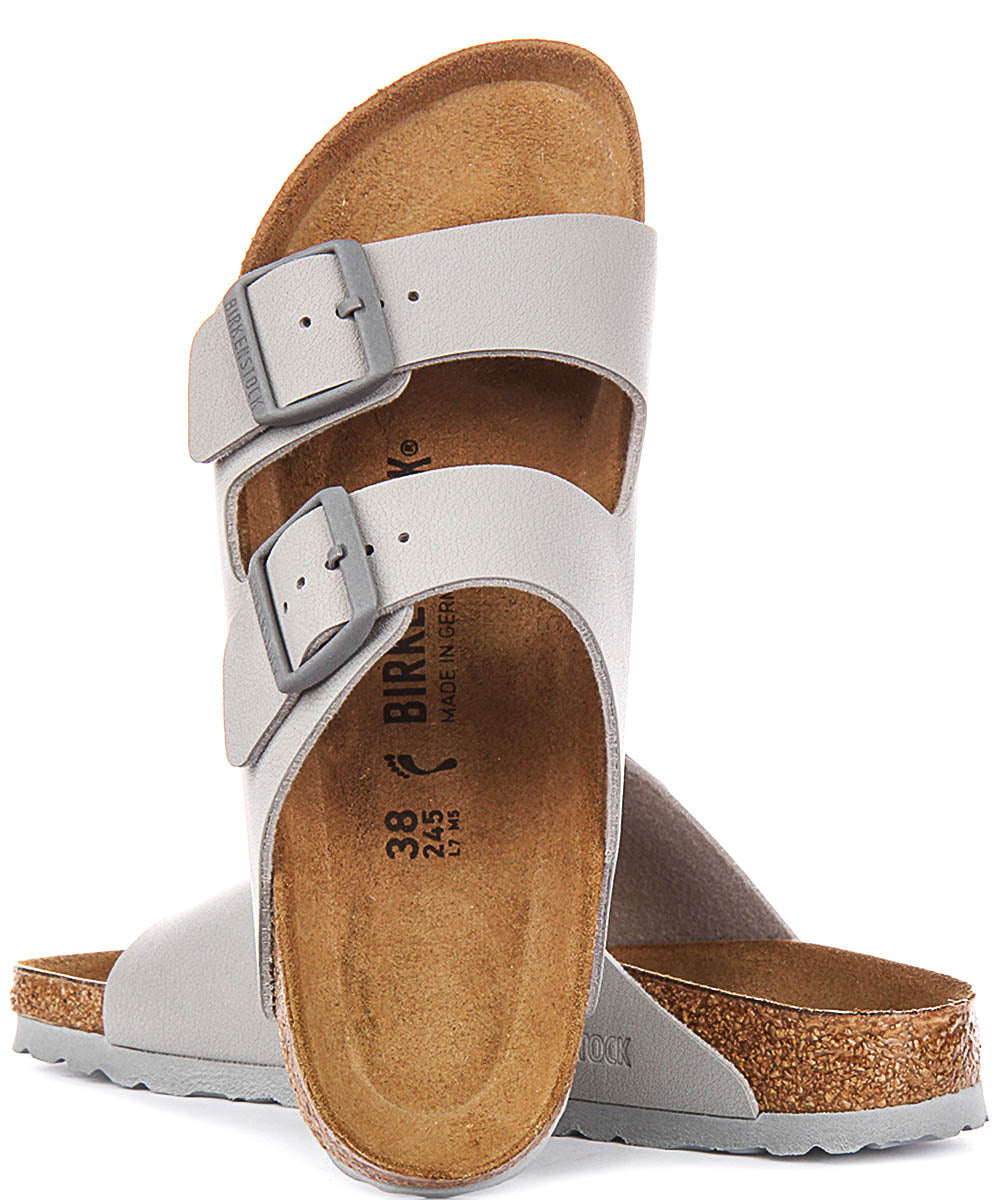 Sandalias Birkenstock Arizona | Birko-Flor piedra para mujeres - Ajuste estrecho