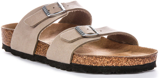 Zuecos Birkenstock Sydney | Birko-Flor taupe - Veganos para mujeres
