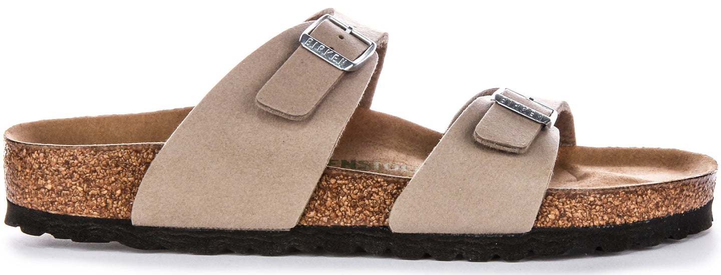 Zuecos Birkenstock Sydney | Birko-Flor taupe - Veganos para mujeres