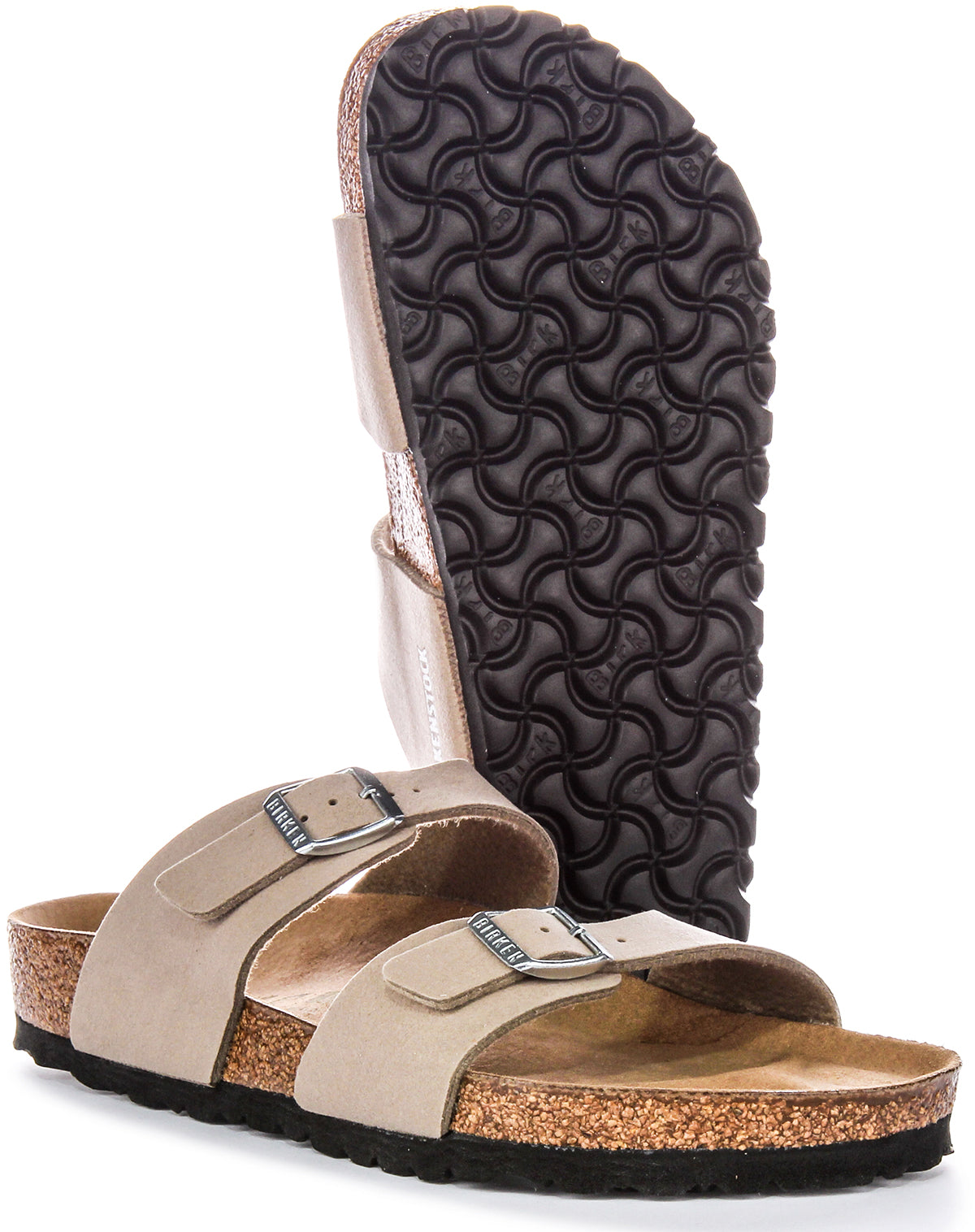 Zuecos Birkenstock Sydney | Birko-Flor taupe - Veganos para mujeres