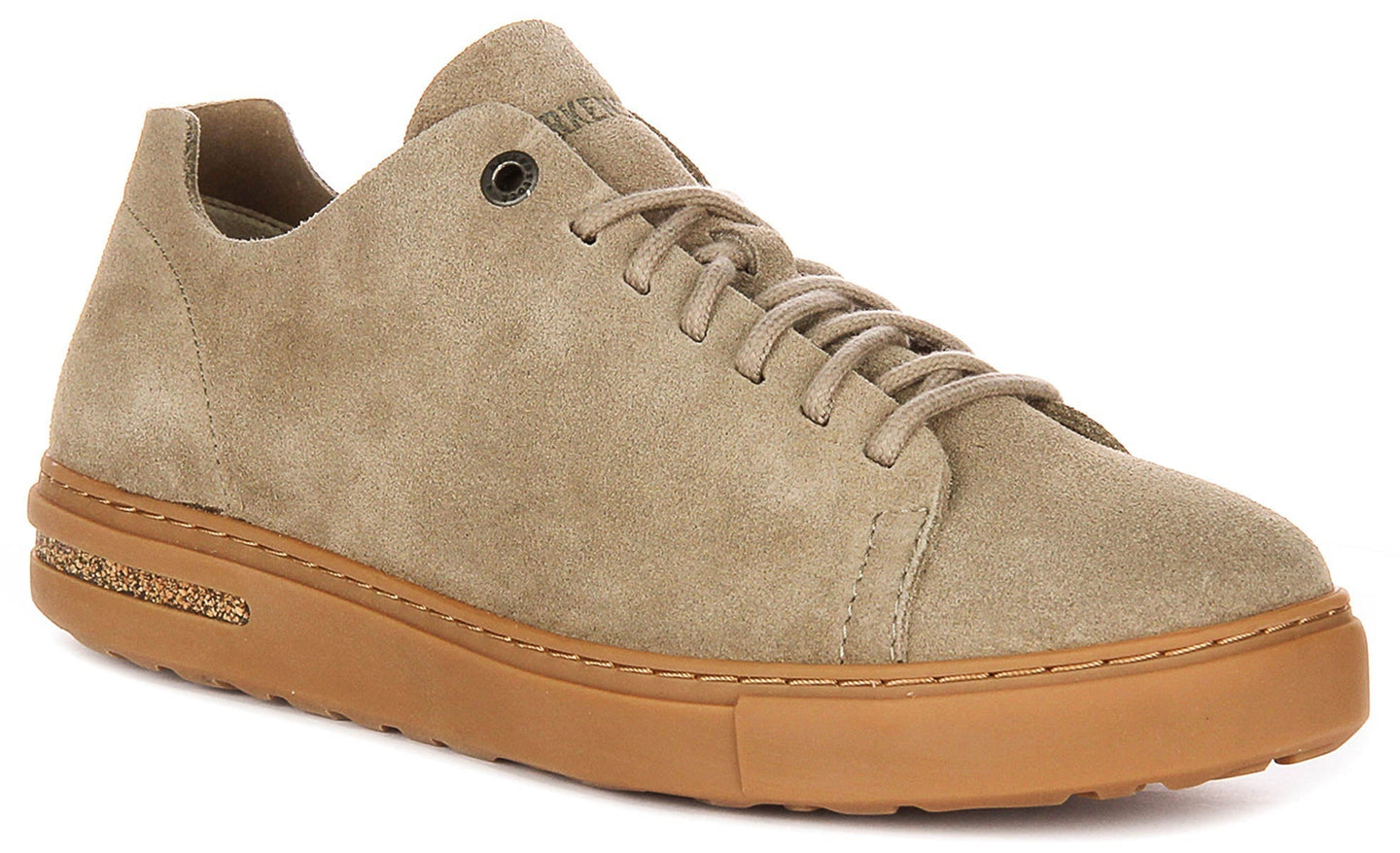 Baskets basses Birkenstock Bend | Cuir suédé taupe pour hommes et femmes