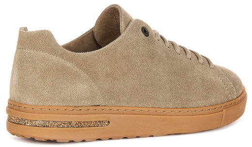 Baskets basses Birkenstock Bend | Cuir suédé taupe pour hommes et femmes