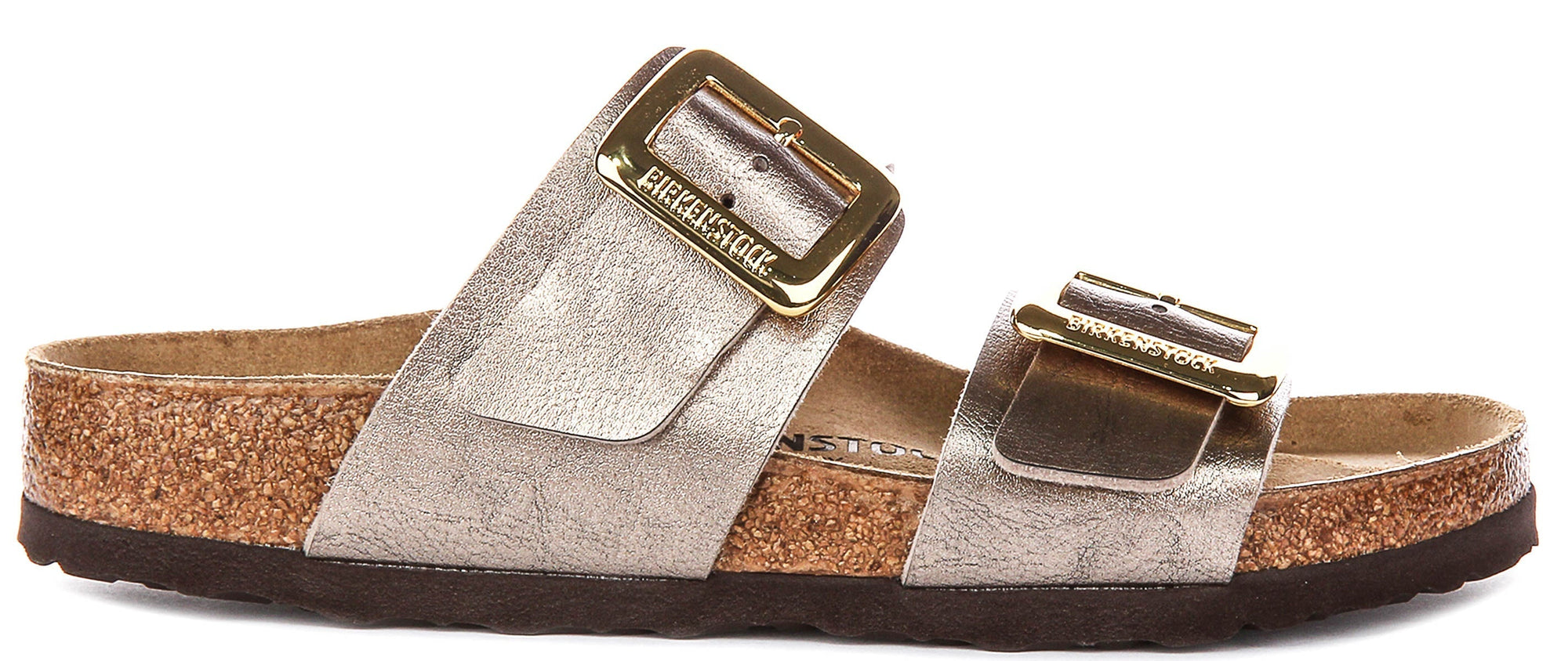 Birkenstock Sydney Comfort Klompen | Taupe suède leer voor Vrouwen - Normale Pasvorm