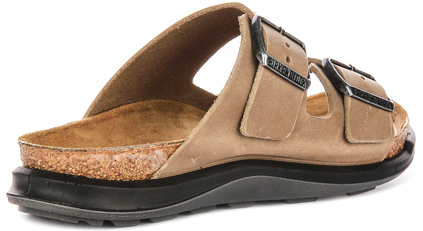Birkenstock Arizona Sandalen | Tabak echt leer - Crosstown Zool voor Dames - Normale Pasvorm
