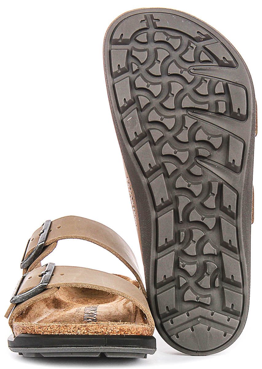 Birkenstock Arizona Sandalen | Tabak echt leer - Crosstown Zool voor Dames - Normale Pasvorm