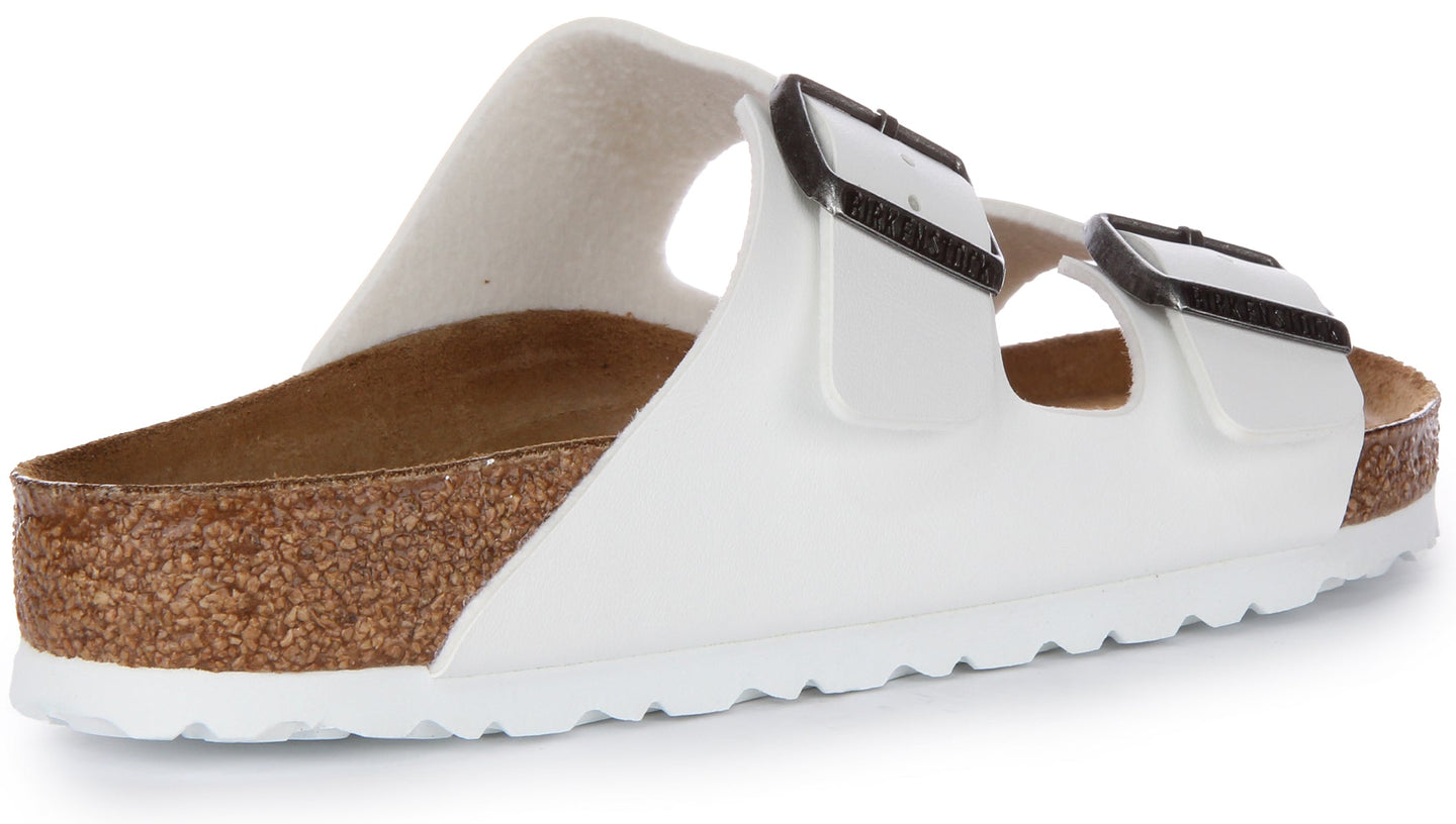 Sandales Birkenstock Arizona | Birko-Flor blanc pour femmes