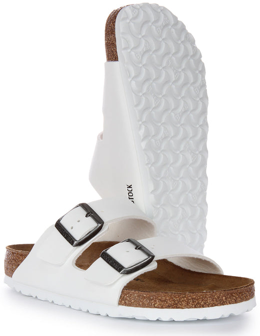 Sandales Birkenstock Arizona | Birko-Flor blanc pour femmes