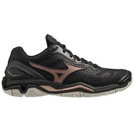 Mizuno Wave Stealth V NB para mujer ancho